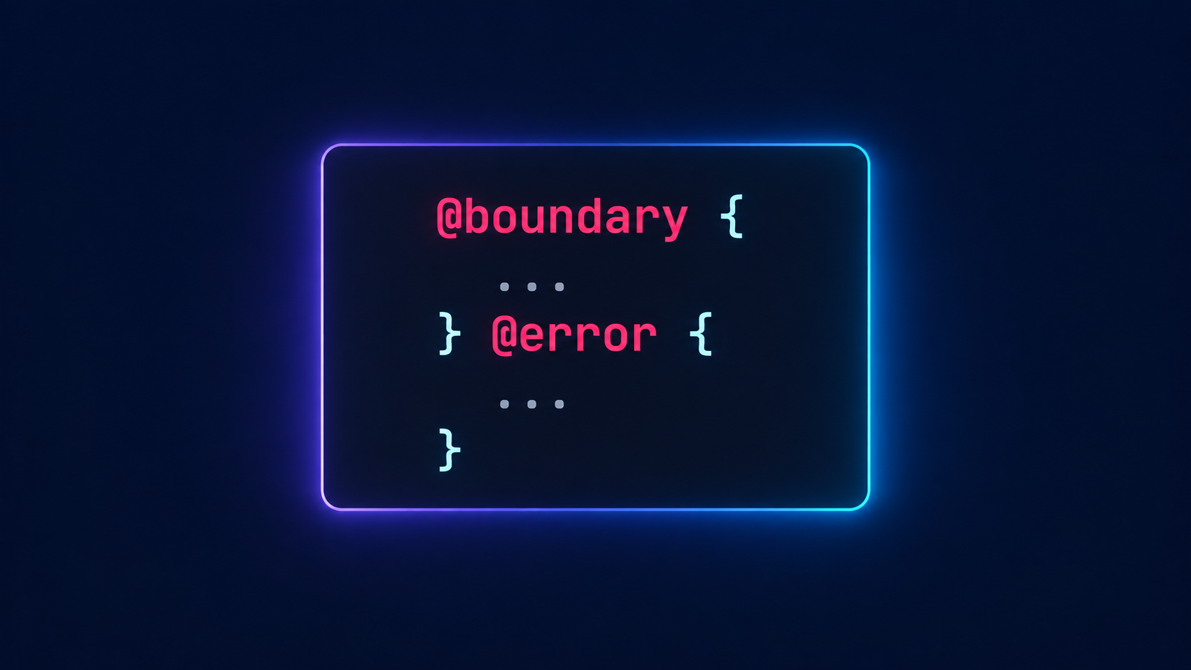 img of Error Boundary no Angular 22.2: conheça @boundary e @error